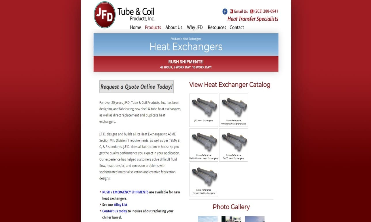 JFD Tube & Coil Products, Inc.